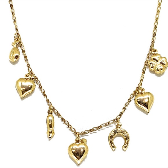 Raf Rossi Gold plated Jewelry - Lucky Charm Goldfilled Necklace